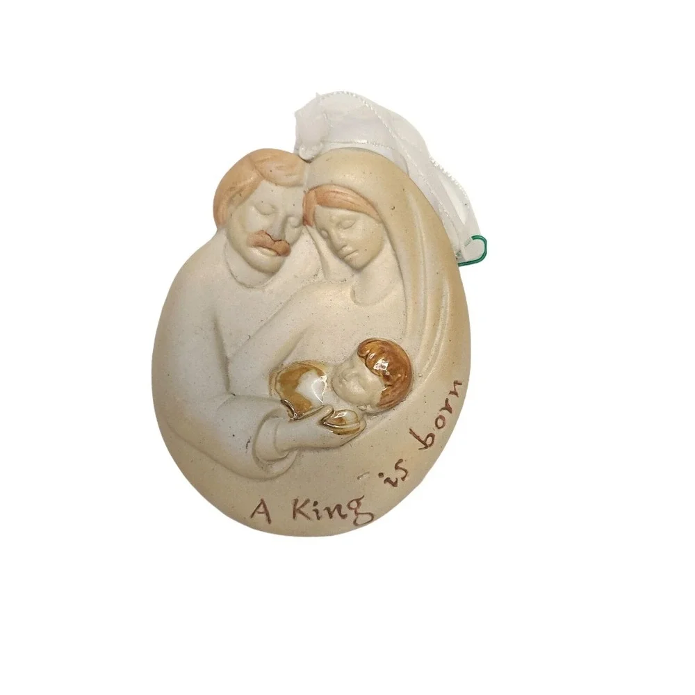 Holy Family Of Peace Nativity Ornament 4'' Ornament Holiday Decor Christmas‎
